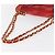 CHANEL Borsa a Spalla Matelassé Catena Vinile Rosso Oro CC Auth 177136A D'oro - vista 7