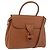 LOEWE Borsa a Mano in Pelle 2 in 1 Marrone Oro Auth ep14461 D'oro