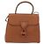 LOEWE Borsa a Mano in Pelle 2 in 1 Marrone Oro Auth ep14461 D'oro - vista 13