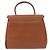 LOEWE Borsa a Mano in Pelle 2 in 1 Marrone Oro Auth ep14461 D'oro - vista 2