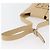 Borsa a Spalla Gancini in Pelle Beige Argento Auth 175046 di Salvatore Ferragamo - vista 7