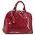 LOUIS VUITTON Borsa a Mano Alma PM Monogram Vernis Rosa Andian M91770 Auth BA12324