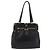 Prada Borsa Tote in Pelle Nera e Oro Auth 176925A Nero D'oro - vista 13