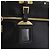 Prada Borsa Tote in Pelle Nera e Oro Auth 176925A Nero D'oro - vista 17
