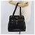 Prada Borsa Tote in Pelle Nera e Oro Auth 176925A Nero D'oro - vista 26