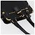 Prada Borsa Tote in Pelle Nera e Oro Auth 176925A Nero D'oro - vista 7