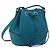 Borsa a Spalla Diamante in Pelle Blu Argento GUCCI 354229 Auth 177084A