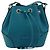 Borsa a Spalla Diamante in Pelle Blu Argento GUCCI 354229 Auth 177084A - vista 13