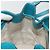Borsa a Spalla Diamante in Pelle Blu Argento GUCCI 354229 Auth 177084A - vista 19