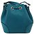Borsa a Spalla Diamante in Pelle Blu Argento GUCCI 354229 Auth 177084A - vista 2