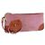 Pochette in Suede CHANEL Icon Series Rosa Oro CC Auth 176765 D'oro