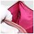 Pochette in Suede CHANEL Icon Series Rosa Oro CC Auth 176765 D'oro - vista 18