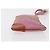 Pochette in Suede CHANEL Icon Series Rosa Oro CC Auth 176765 D'oro - vista 3