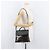 Borsa LOEWE in pelle 2 in 1 nera argento autentica ep14013 Nero - vista 24