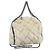 Autre Marque Falabella Tote Bag aus Fell 2-in-1 Stella McCartney Weiß Silber Auth 174918A