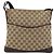 Borsa a Spalla GG Canvas Gucci Beige Argento 145857 Auth 176293 - vista 13