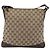 Borsa a Spalla GG Canvas Gucci Beige Argento 145857 Auth 176293 - vista 2