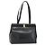 Bolsa Tote Vala em couro preto e dourado Salvatore Ferragamo Auth ka4098