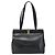 Bolsa Tote Vala em couro preto e dourado Salvatore Ferragamo Auth ka4098 - vista 13