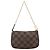 LOUIS VUITTON Mini Pochette Accessoires Damier Ebene T&B N58011 LV Auth 177106A - vista 2