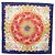 Hermès Foulard HERMES Carre 90 ""LUNA PARK"" in seta blu Auth 176081A - vista 12