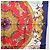 Hermès Foulard HERMES Carre 90 ""LUNA PARK"" in seta blu Auth 176081A - vista 7