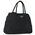 PRADA Borsa a mano in nylon nero argento Auth bs34658