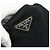 PRADA Borsa a mano in nylon nero argento Auth bs34658 - vista 17