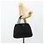 PRADA Borsa a mano in nylon nero argento Auth bs34658 - vista 25