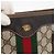 Borsa tote Gucci GG Supreme Web Sherry Line in PVC beige e oro 010 378 Auth ep14443 D'oro - vista 17