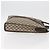 Borsa tote Gucci GG Supreme Web Sherry Line in PVC beige e oro 010 378 Auth ep14443 D'oro - vista 3