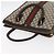Borsa tote Gucci GG Supreme Web Sherry Line in PVC beige e oro 010 378 Auth ep14443 D'oro - vista 6