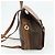 Céline CELINE Macadam Canvas Backpack PVC Leather Brown Gold Auth 176902 Golden - view 3