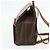 Céline CELINE Macadam Canvas Backpack PVC Leather Brown Gold Auth 176902 Golden - view 4