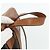 Céline CELINE Macadam Canvas Backpack PVC Leather Brown Gold Auth 176902 Golden - view 7