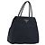 PRADA Borsa a mano in nylon blu navy argento autentica bs34478