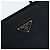 PRADA Borsa a mano in nylon blu navy argento autentica bs34478 - vista 17