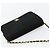 CHANEL Borsa a Spalla Matelassé Catena Cotone Nero Oro CC Auth bs34514 D'oro - vista 6