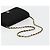 CHANEL Borsa a Spalla Matelassé Catena Cotone Nero Oro CC Auth bs34514 D'oro - vista 7