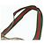 Borsa Sherry Line GG Supreme Web di GUCCI in PVC Beige Rosso Verde 89 02 003 Auth 177437 - vista 8