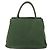PRADA Borsa a mano in nylon verde argento Auth bs34677 - vista 2