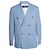 Amiri, Blue double breasted blazer jacket