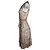 Autre Marque Vestido midi transparente de seda Sophie de Jeff Gallano Rosa - vista 2