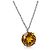 Autre Marque Pendente in zaffiro creato nuovissimo in argento sterling con catena da 14 mm - vista 2