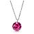 Autre Marque Pendente in zaffiro creato nuovissimo in argento sterling con catena da 14 mm - vista 4