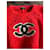 Roter Teddy-Fleece-Pullover mit CC-Logo von Chanel - Ansicht 3