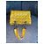Christian Dior Borsa Lady Dior Media Pelle di Agnello Gialla Cannage Giallo - vista 2