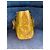 Christian Dior Borsa Lady Dior Media Pelle di Agnello Gialla Cannage Giallo - vista 7