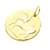 Collier pendentif médaille zodiacale Tauri en or jaune 18K de Van Cleef & Arpels Doré  - vue 1