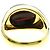 Anello in oro giallo 18K con granato Pomellato D'oro - vista 7